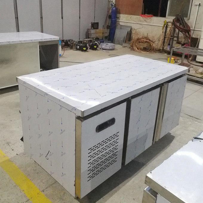 Tủ đông lạnh bằng thép không gỉ thương mại 2 cửa 1,8m 0