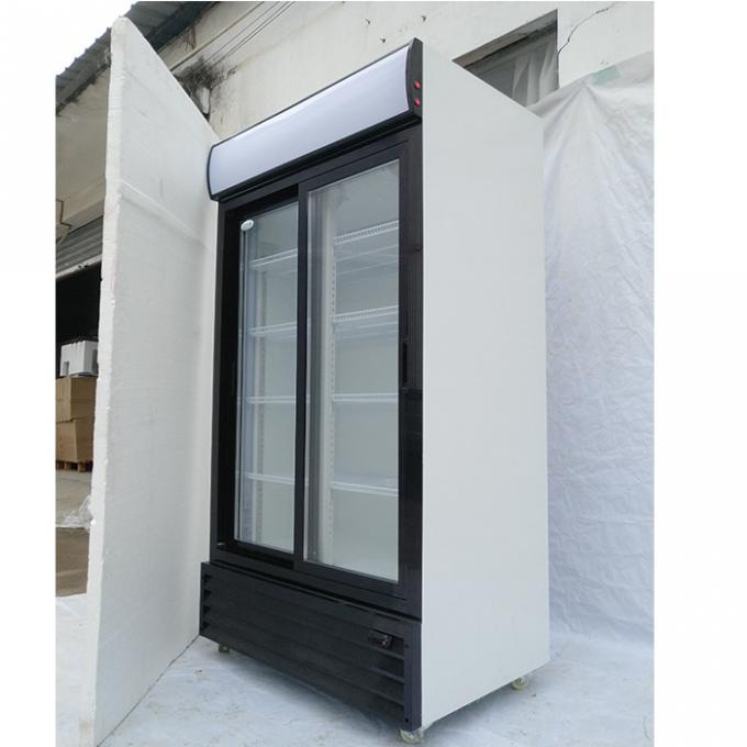 Làm lạnh hiệu quả Tủ lạnh đồ uống cửa kính 400W 240V 1
