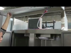 4 cửa 300W thương mại thép không gỉ tủ lạnh tủ đông