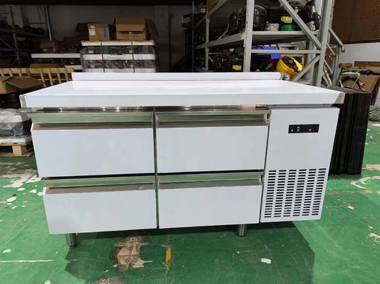chất lượng  Commercial Drawers Counter Top 4-drawer Under Counter Kitchen Workbench Refrigerator nhà máy