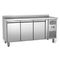 Tủ lạnh bằng thép không gỉ thương mại 6ft 550L