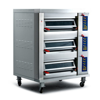 Lò nướng bánh Pizza điện 3 khay 6 khay 380V 50Hz 19.8KW