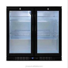 400L Nhà hàng màu trắng hộp trưng bày lạnh 3 kệ hệ thống làm mát không khí mức độ tiếng ồn thấp