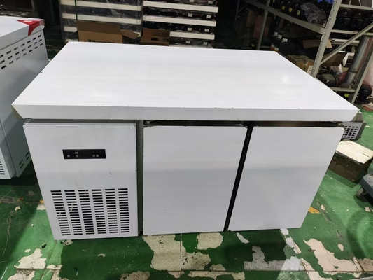 1.2M thương mại Undercounter Chiller tủ lạnh bàn làm việc cho nhà bếp Guangzhou nhà máy thép không gỉ bàn làm việc
