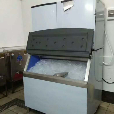 Quảng Châu sản xuất 500kg đến 1000kgs Máy làm đá thương mại với hệ thống làm mát quạt CE cho nhà máy đá và câu lạc bộ
