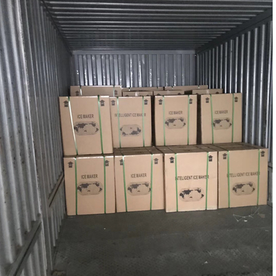 Quảng Châu sản xuất 500kg đến 1000kgs Máy làm đá thương mại với hệ thống làm mát quạt CE cho nhà máy đá và câu lạc bộ
