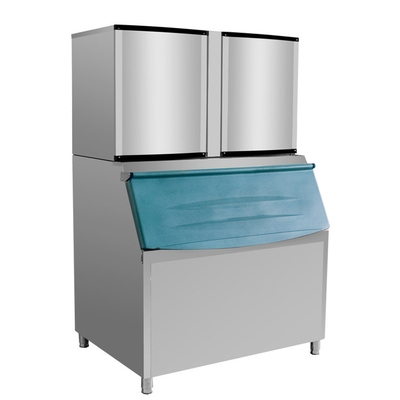 Quảng Châu sản xuất 500kg đến 1000kgs Máy làm đá thương mại với hệ thống làm mát quạt CE cho nhà máy đá và câu lạc bộ
