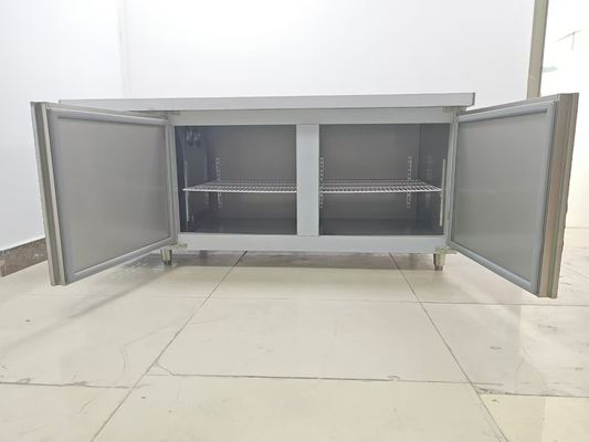 1.8M Undercounter Chiller Tủ lạnh thương mại Bàn làm việc cho bếp Thép không gỉ