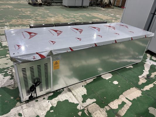 Thương mại 8-bộ kéo Quán bàn dưới quầy bếp bàn làm việc tủ lạnh