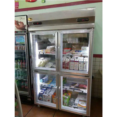 Tủ đông lạnh bằng thép không gỉ thương mại 1000L