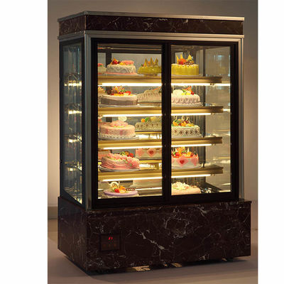 Làm mát bằng quạt 1090W Tủ lạnh trưng bày bánh 5 tầng