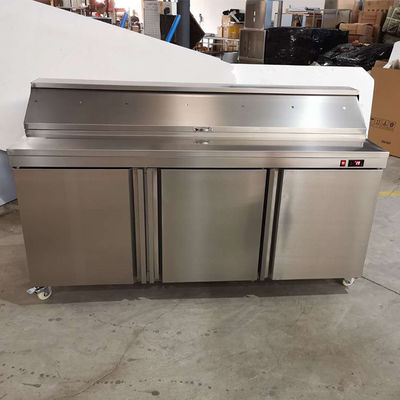 Quạt làm mát Tủ lạnh trưng bày Salad Bar 350L cho nhà hàng