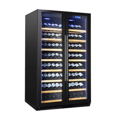 Máy làm mát trưng bày rượu thương mại 220w 600L đặt sàn
