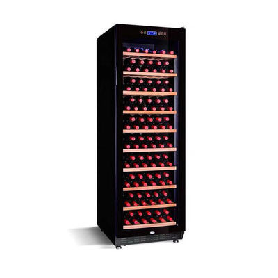 Cửa kính bản lề CE Tủ lạnh trưng bày rượu 110 chai