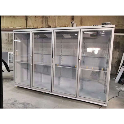 Tủ lạnh thương mại tùy chỉnh 4 cửa 5 tầng cho trái cây
