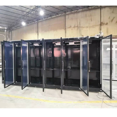 Máy nén từ xa Tủ lạnh bia 4000L với 6 cửa kính