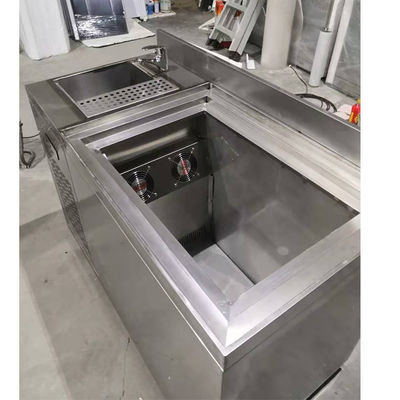 Tủ lạnh đặt dưới 1,5m 5ft SS có cửa trượt