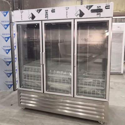 Giá đỡ dưới cùng 304SS Phạm vi tiếp cận thương mại trong tủ lạnh 110V 60Hz 1200L