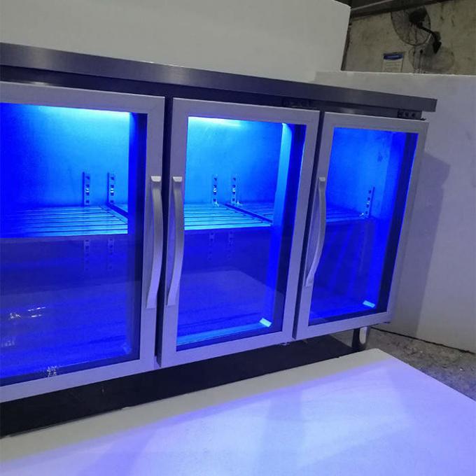 Tủ đông lạnh bằng thép không gỉ thương mại CE 550L 1