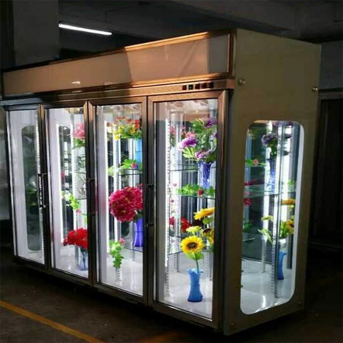 Tủ lạnh thương mại tùy chỉnh 3 cửa kính 600W 1