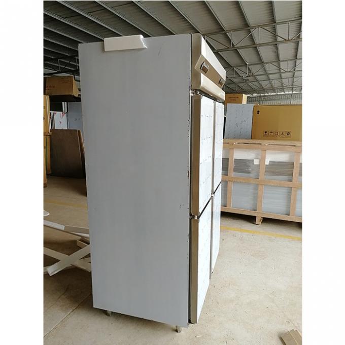 Tủ lạnh bằng thép không gỉ thương mại 4 cửa 300W 1