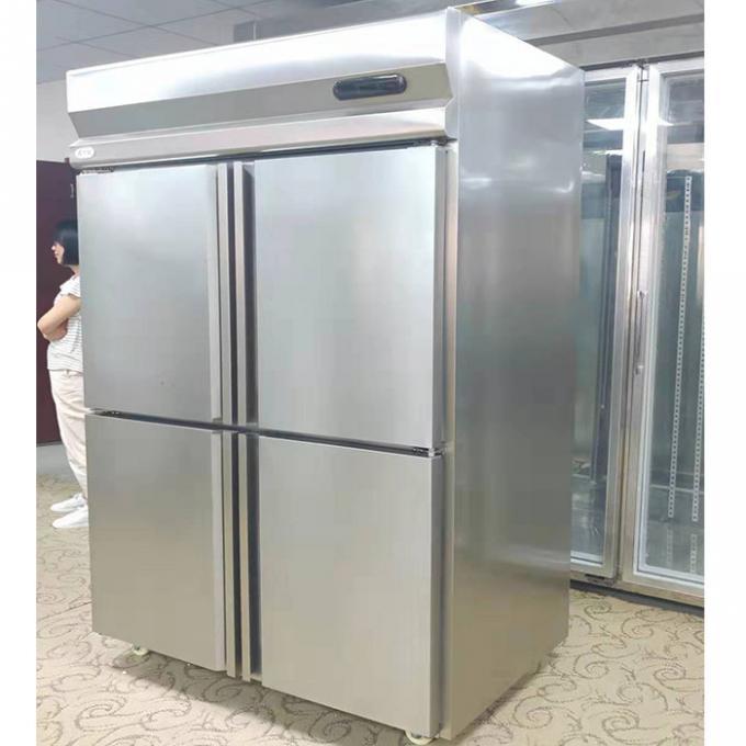 Tủ lạnh bằng thép không gỉ thương mại 2000mm 550W 0