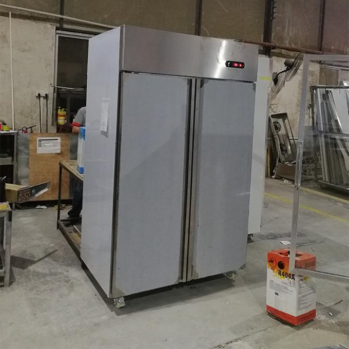 1000L 450W 1200 * 800 * 2000mm Tủ lạnh đứng thương mại 0